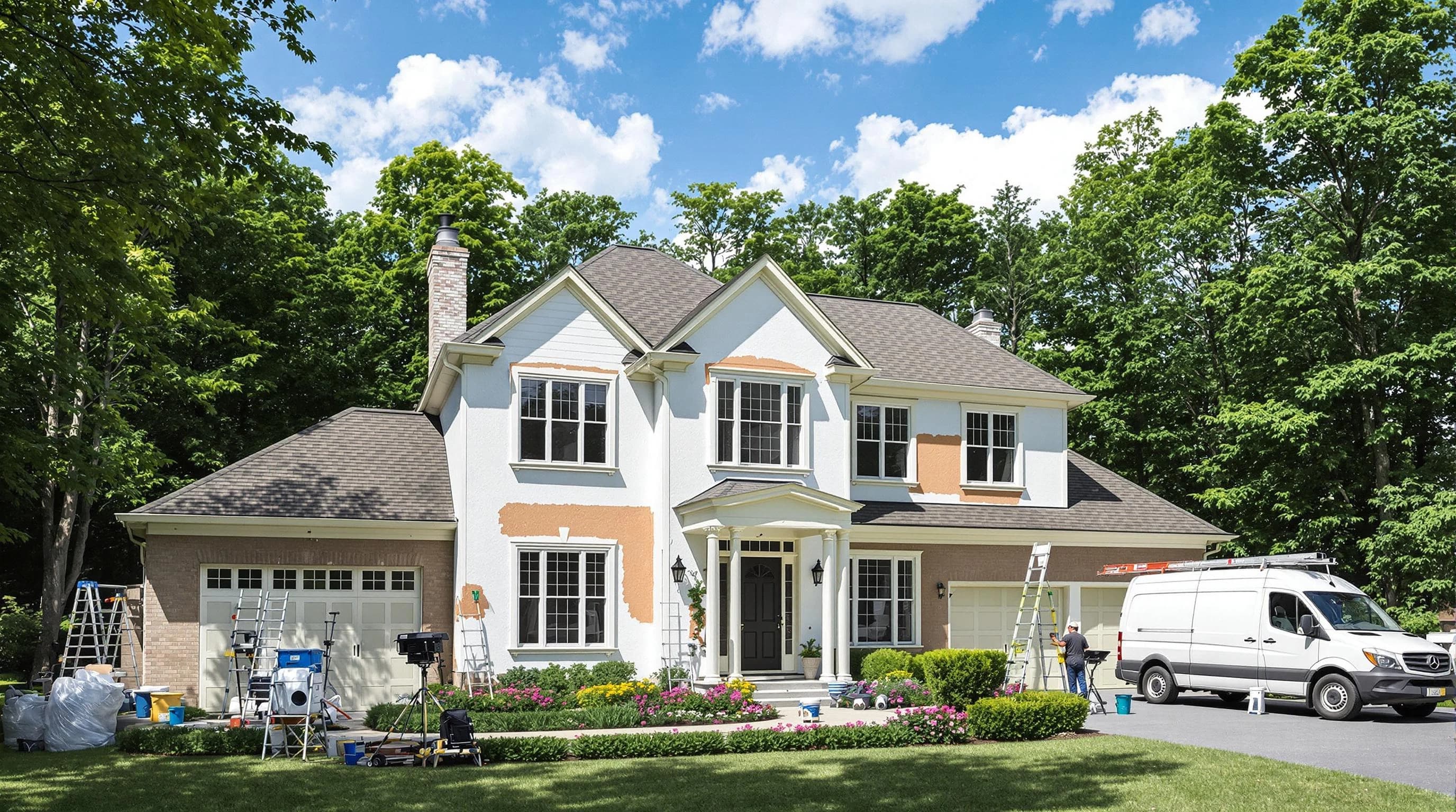 Chandler House Painters painting equipment