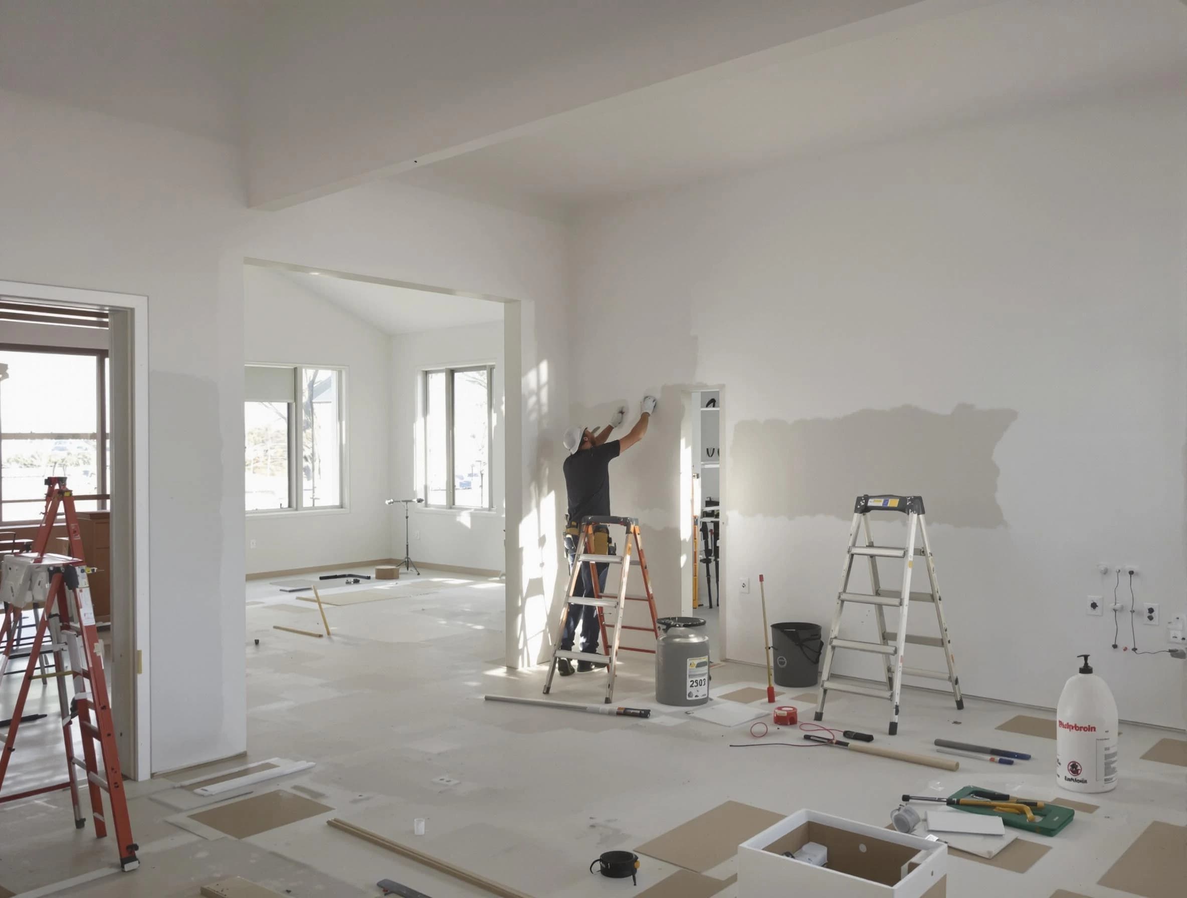 Detailed drywall installation with Chandler House Painters in Chandler