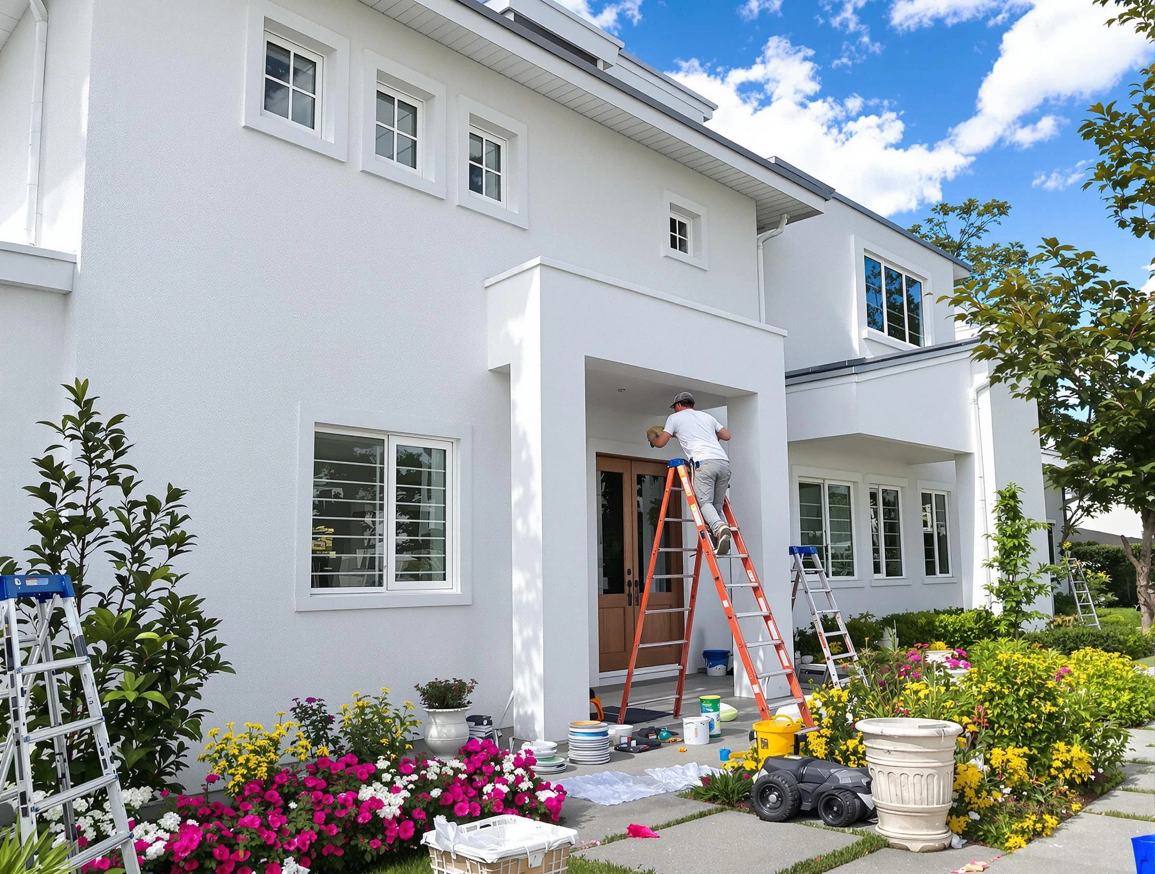 Chandler House Painters team delivering a fresh exterior coat in Chandler, AZ