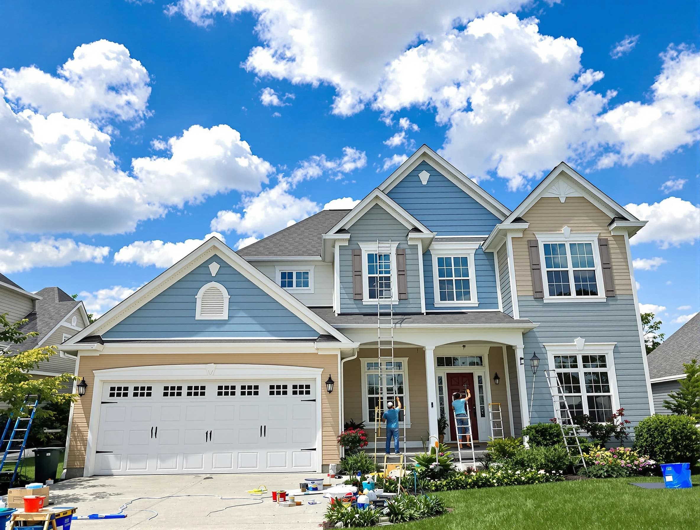 Professional house painting by Chandler House Painters experts in Chandler, AZ