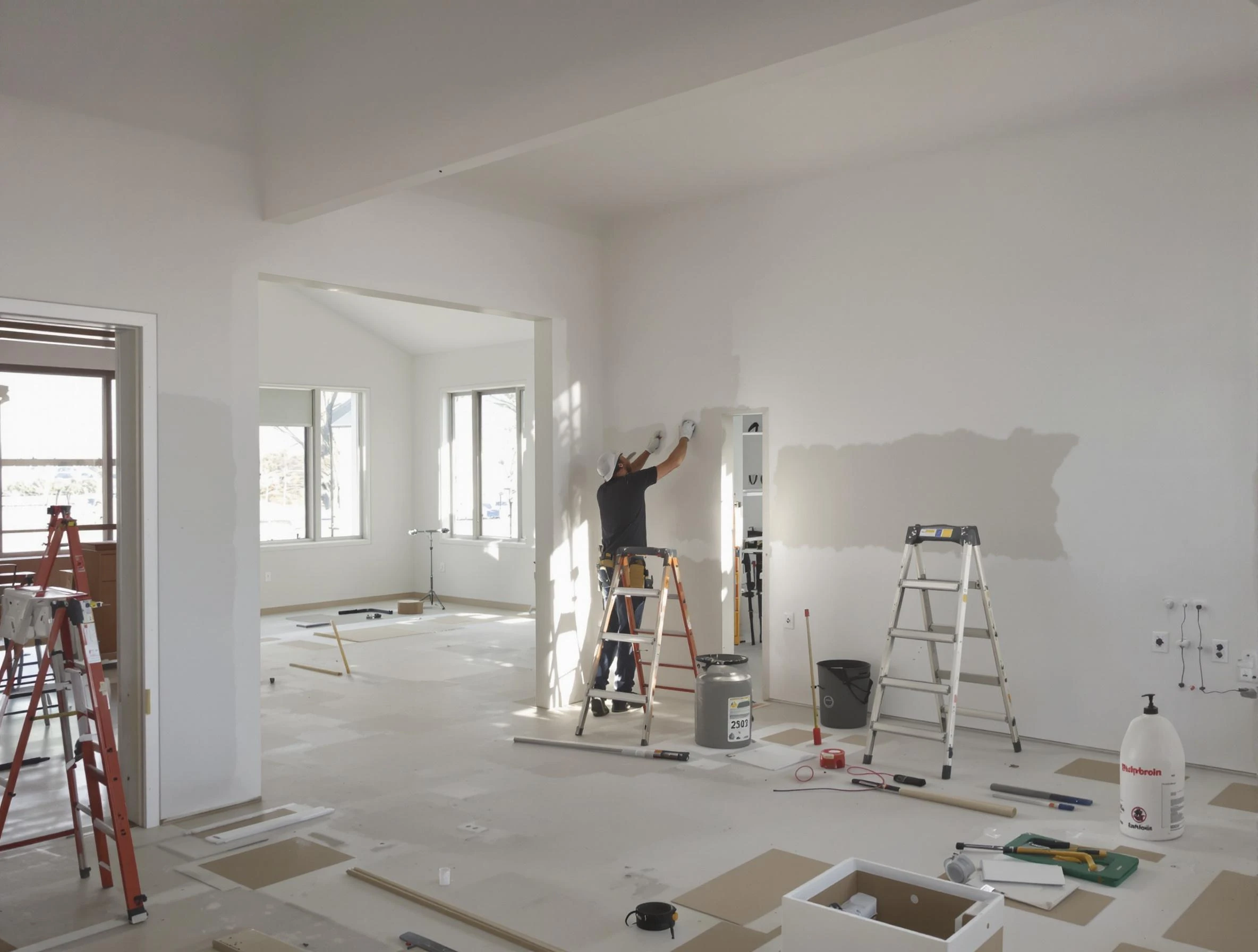 Detailed drywall installation with Chandler House Painters in Chandler